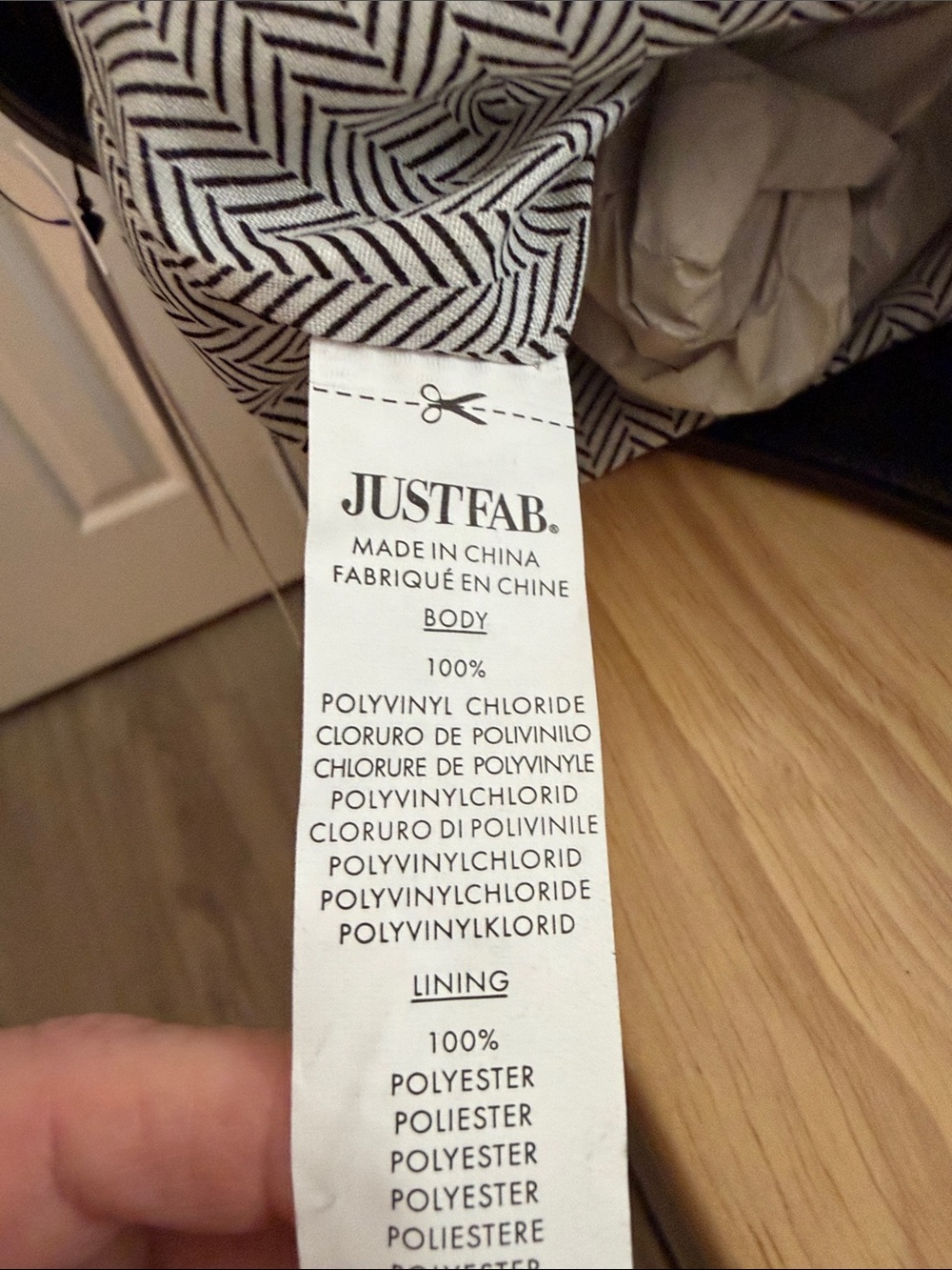 JustFab Black Pebbled Hobo Shoulder Bag - Picture 5 of 7